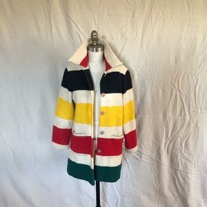 Vintage Pendleton coat, featuring the classic Frontier blanket motif.